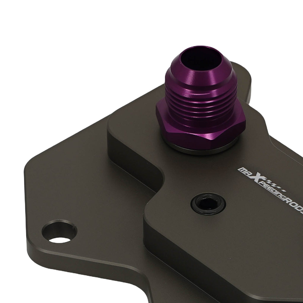 AN10 Oil Adapter voor Engine geschikt voor VW Audi EA113 Sandwich Filter Aluminium