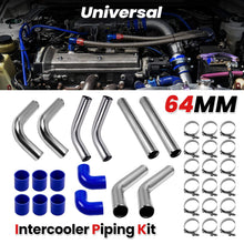 Laad de afbeelding in de galerijviewer, 2.5 Intercooler Pipe Kit Universal Intercooler 45/75/90 Degree Pipe Kit