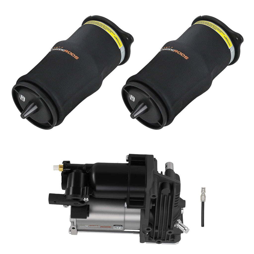 Luchtvering achterzijde + Compressor geschikt voor Mercedes-Benz Viano Vito Bus W639 2003-2014