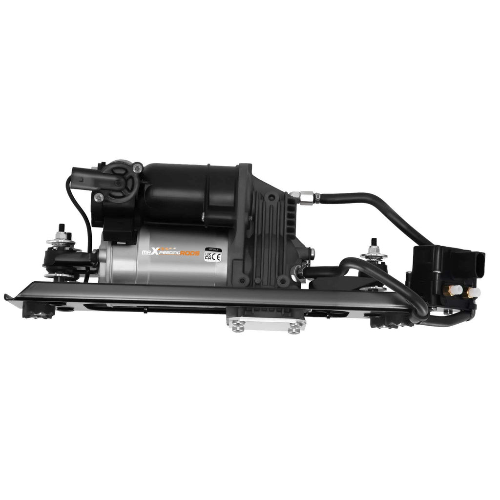 2x Luchtveer achter + Compressor met Beugel + Klep Block geschikt voor BMW 5 Serie E61 520d