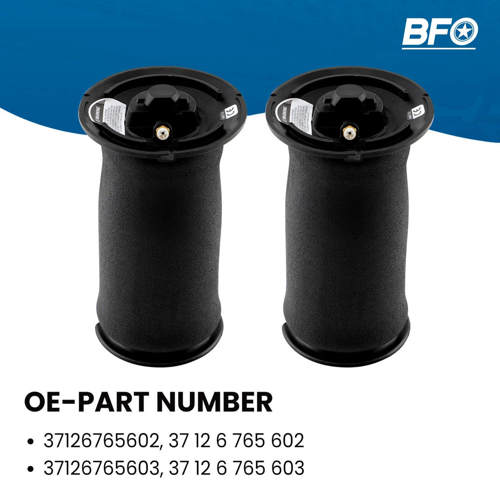 2 stuks Luchtvering Spring Schokdemper achterzijde geschikt voor BMW 5 Serie E61 Estate Year 2004-