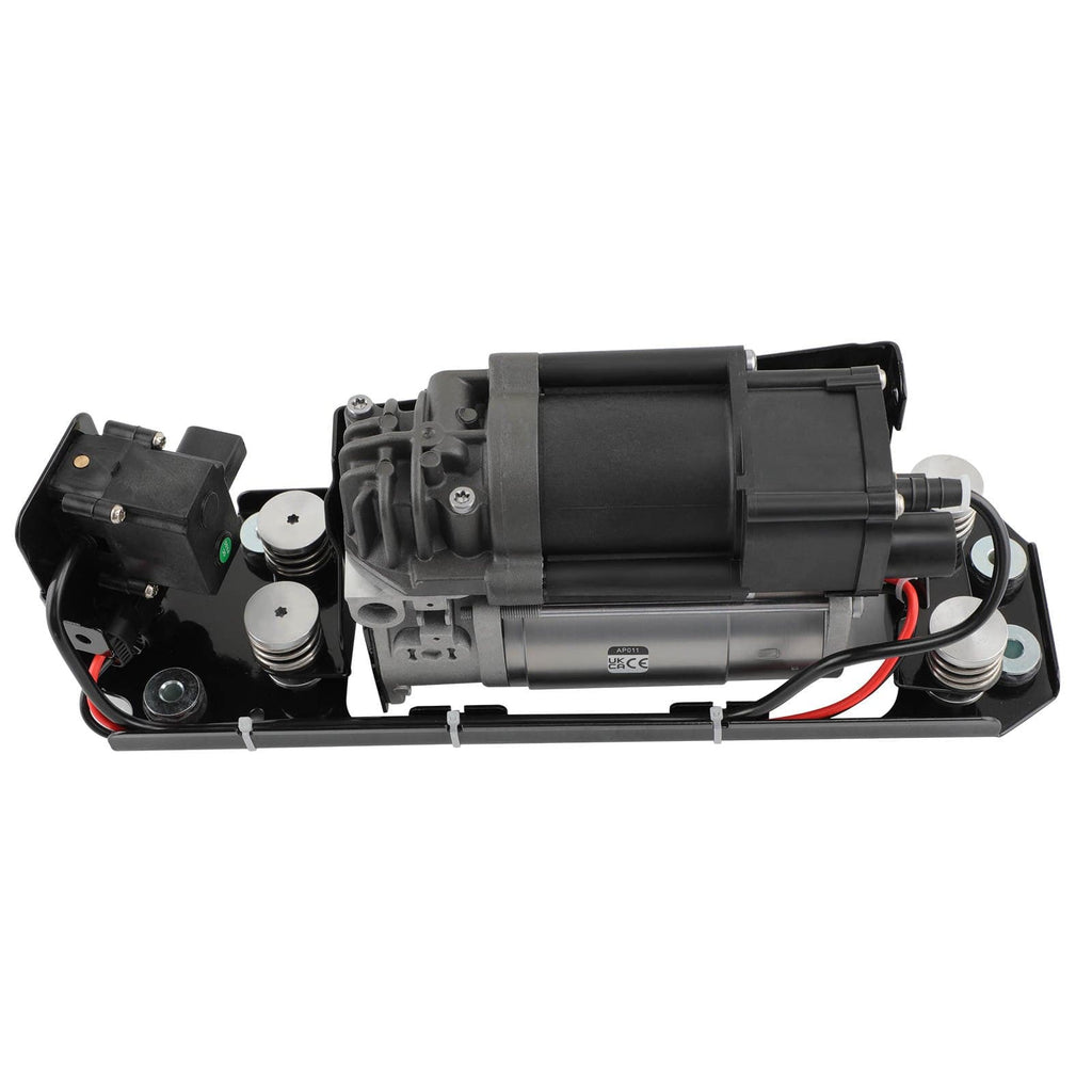 2x Luchtvering met Compressor Klep Block Beugel geschikt voor BMW 5-Serie F07 GT F11