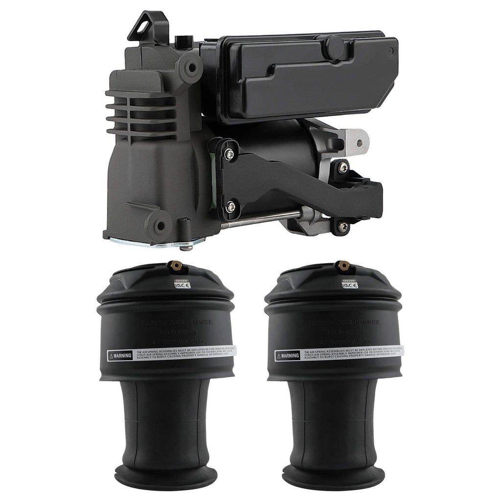 2x achter Luchtveer balg + Compressor geschikt voor Citroën C4 Grand Picasso I UA 5102R8