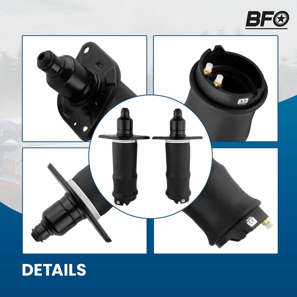 2x Luchtveerbalg achter geschikt voor Audi A6 C5 4B Allroad Quattro 4Z7616051A 4Z7616052A