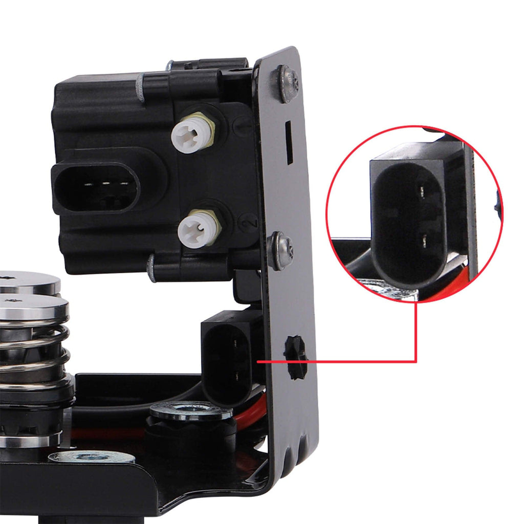 Luchtvering achterzijde + Compressor + Klep Block geschikt voor BMW 7 Serie F01, F02, F03, F04