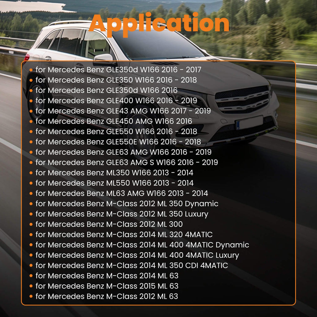 Achterklep Gas Veerpoot Powerlift links + rechts geschikt voor Mercedes M-Klasse GLE W166