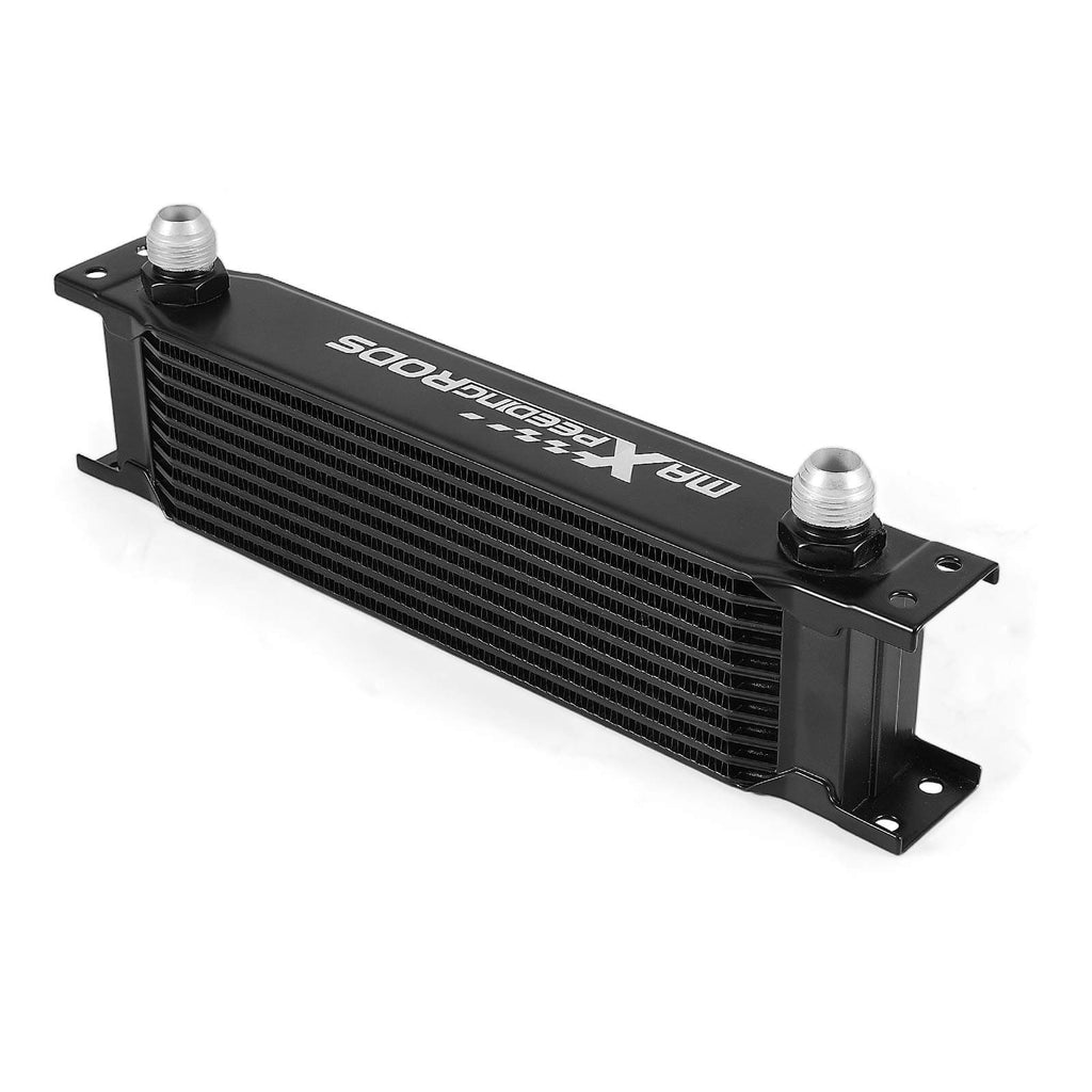 Oliekoeler kit universeel 10-rijen aluminium AN10 met thermostaatadapter 73-83 °C