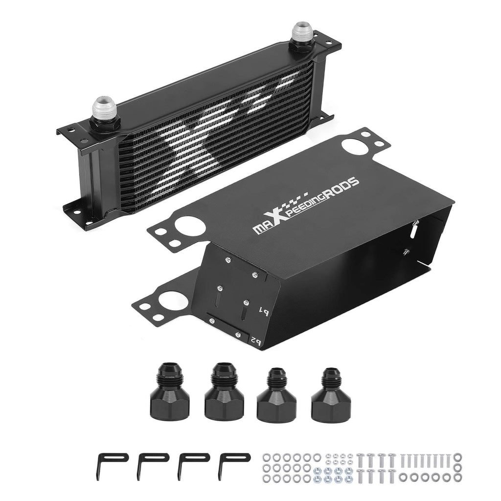 13-Row Transmissie Oliekoeler voor Universal Car Aluminium AN-10 Kit