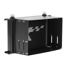 Laad de afbeelding in de galerijviewer, Oliekoeler kit universeel 25-rijen aluminium AN-10 met adapters en luchtgeleiding
