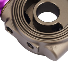 Laad de afbeelding in de galerijviewer, Oliekoeler kit universeel 30-rijen AN10 aluminium met sandwichadapter M20x1.5 &amp; 3/4-16