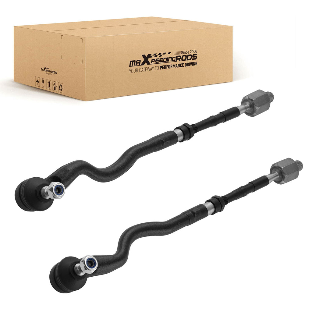 2x VOOR LINKS+RECHTS TIE ROD geschikt voor BMW 3 SERIE E46 Z4 E86 E85