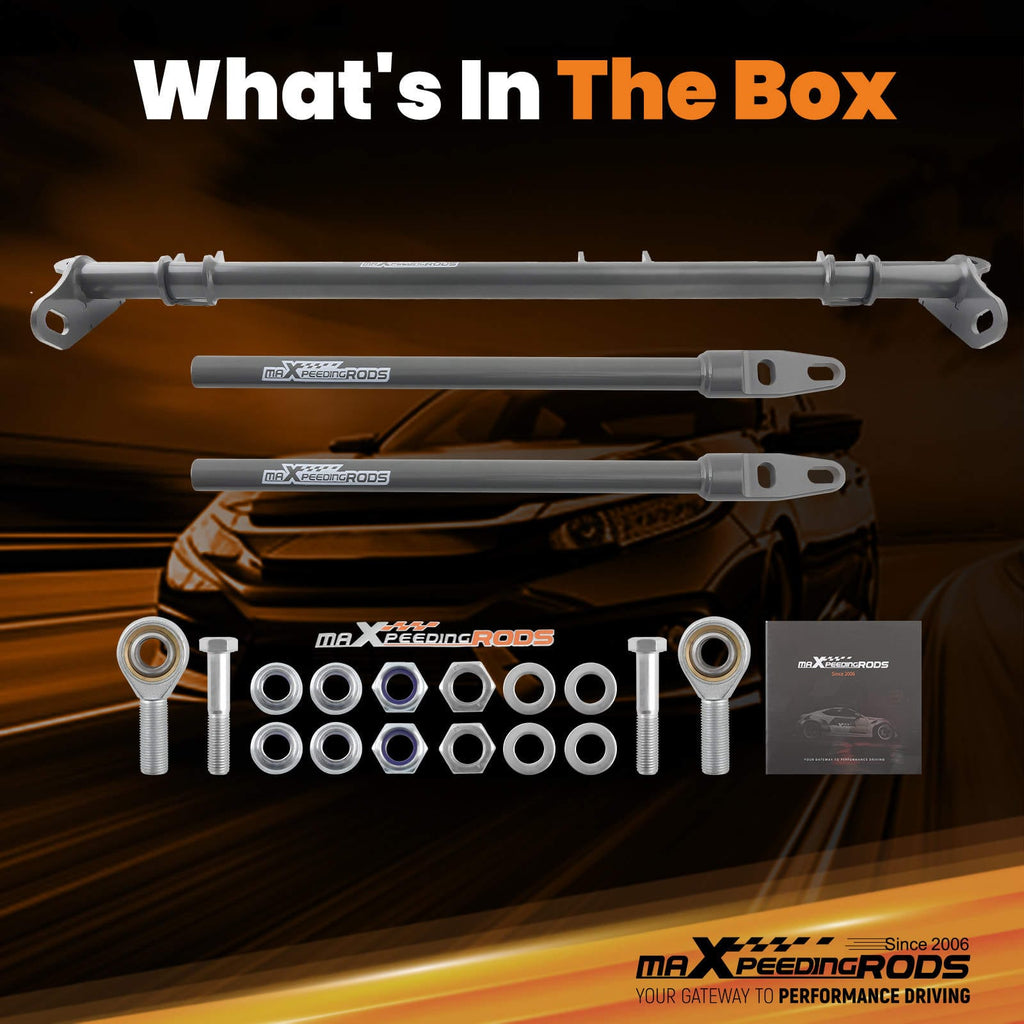 Traktionskontrolle Arm ophanging Zugstange Kit geschikt voor Honda Civic Crx 1988-1991