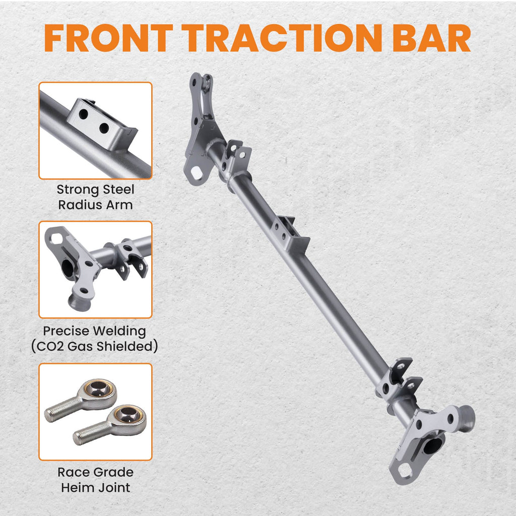 Traktionskontrolle Arm ophanging Zugstange Kit geschikt voor Honda Civic Crx 1988-1991