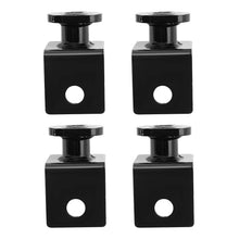 Load image into Gallery viewer, Set of 4 Black Shipping Container Anchors for Anchoring in Rock Soil