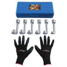 Laad de afbeelding in de galerijviewer, 1/2" Drive Diesel Injector Line Socket Wrench Set geschikt voor BMW Audi 12-19mm 42CrMo 6x