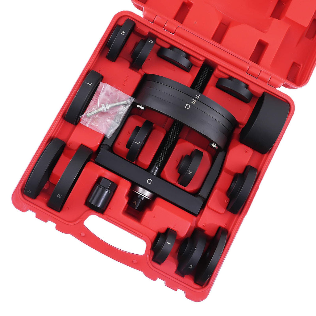 Wielnaaflager Puller Kit 21 Stuks Professional Carbon Staal