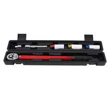 Laad de afbeelding in de galerijviewer, Torque wrench 40Cr ±4% met 3 special sockets 17/19/21mm and transport box
