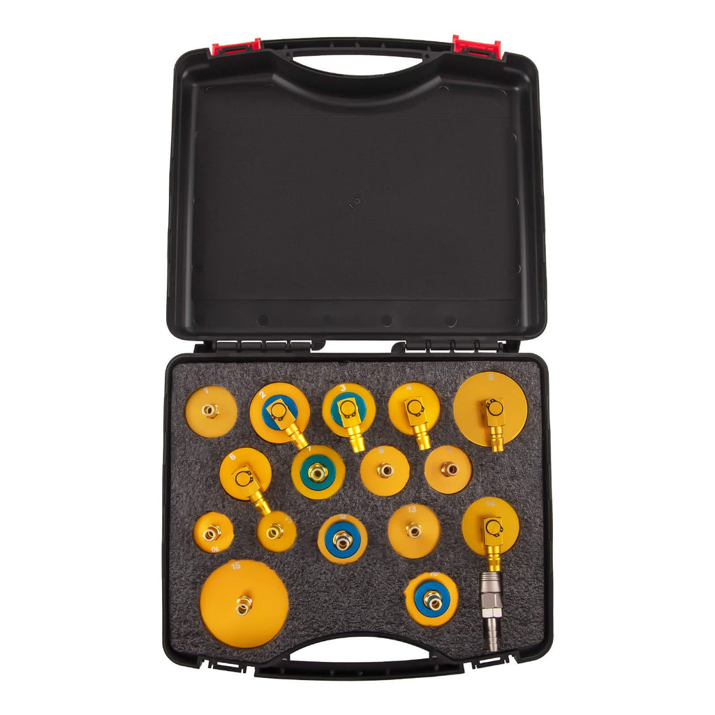17x Remhoofdcilinder Ontluchtingsadapters Set Remvloeistof Ontluchtingsadapter Kit