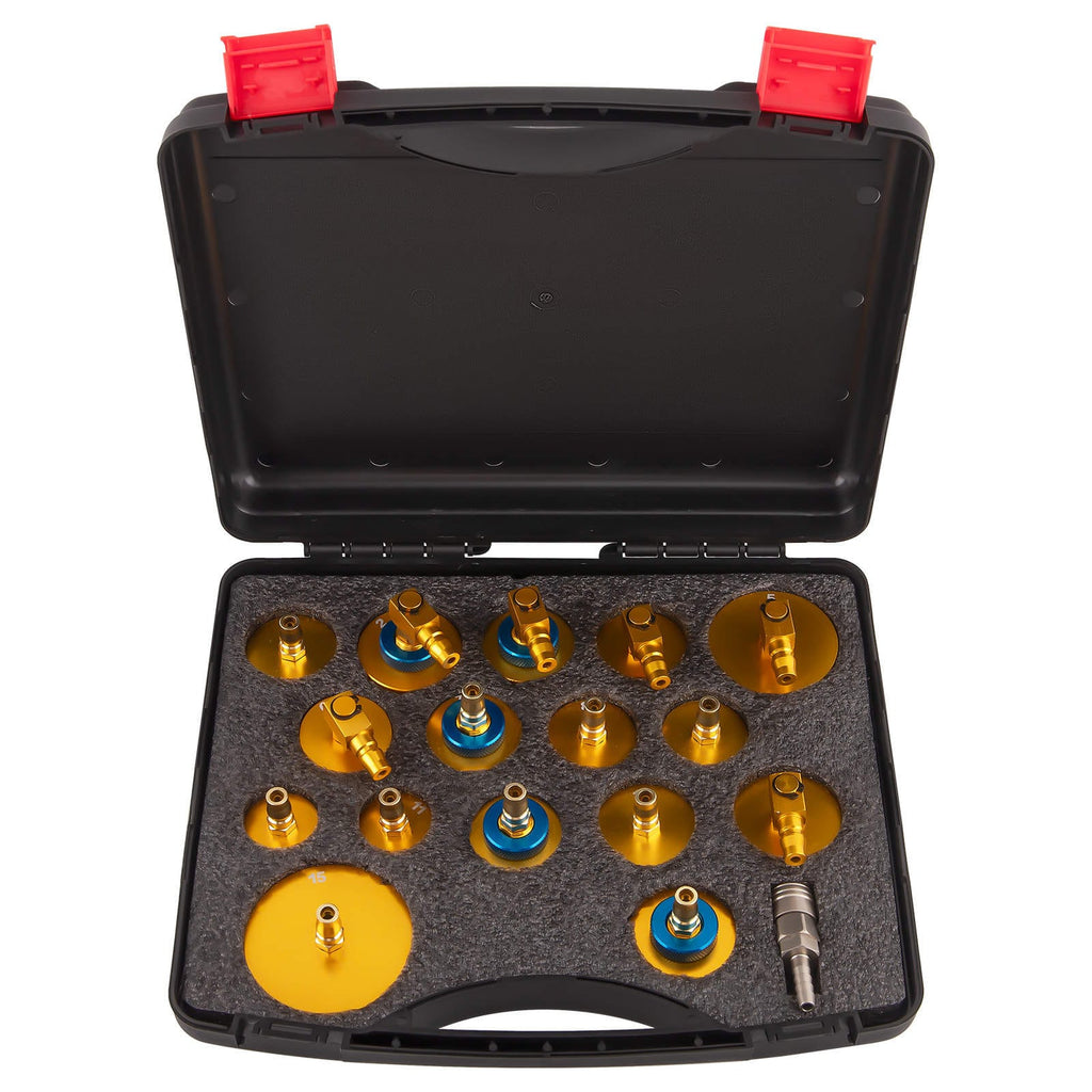 17x Remhoofdcilinder Ontluchtingsadapters Set Remvloeistof Ontluchtingsadapter Kit