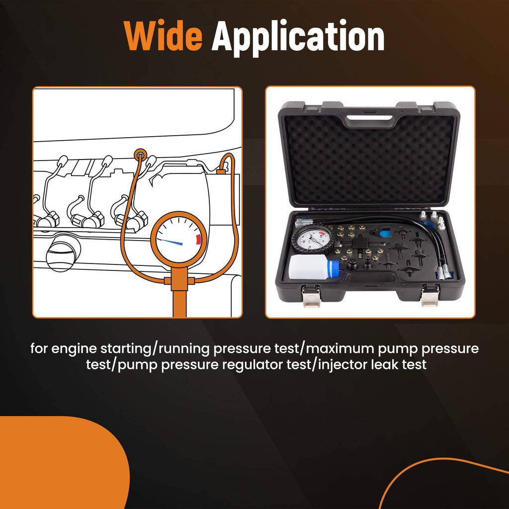 Kraftwelle Master Common Rail Diesel High-Pressure Tester Gereedschap Kit