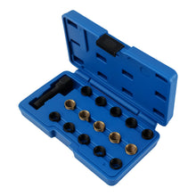 Load image into Gallery viewer, 16 Pcs Spark Plug Thread Repair Kit M14 Universal Tap 45# Steel