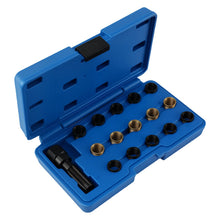 Load image into Gallery viewer, 16 Pcs Spark Plug Thread Repair Kit M14 Universal Tap 45# Steel
