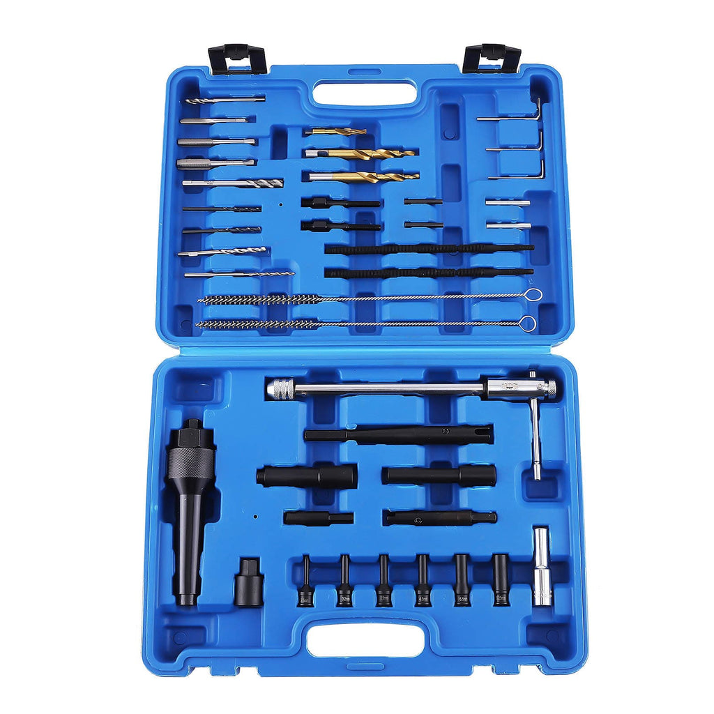 Diesel Gloeibougie Removal Gereedschap Set voor M8 M10 met Drill Holding Adapter T-Handle