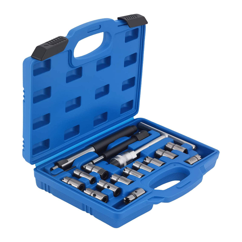 Diesel Injector Seat Cutter Cleaner Universal 17 pieces suitable for Mercedes-Benz