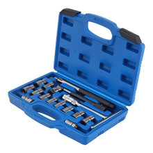 Load image into Gallery viewer, Diesel Injector Seat Cutter Cleaner Universal 17 pieces suitable for Mercedes-Benz