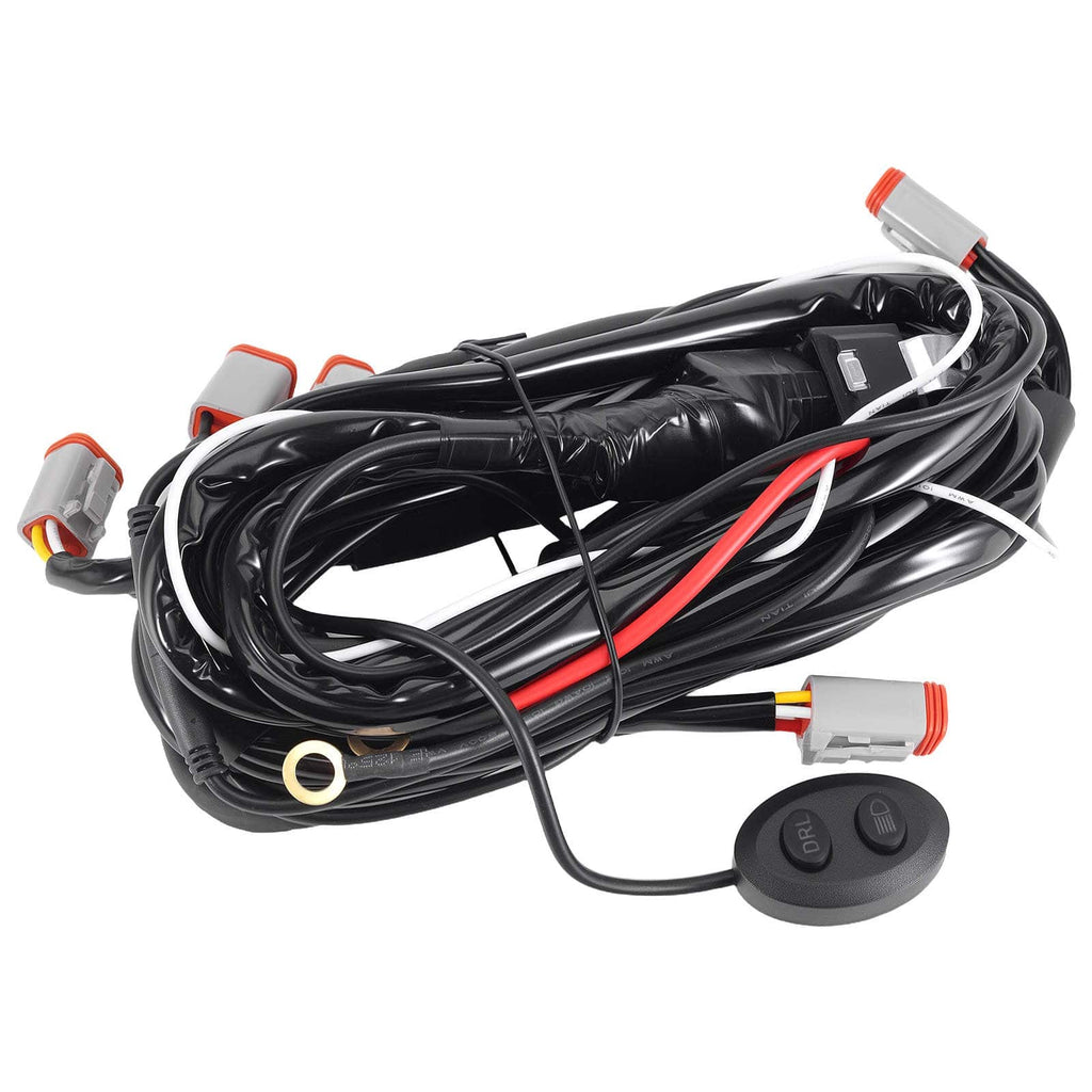 Wiring Harness 6 Outputs for LED Lights maXpeedingrods Crosshair 12-24V 40A 4PIN