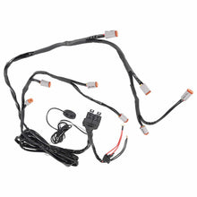 Load image into Gallery viewer, Wiring Harness 8 LED Lights for maXpeedingrods Crosshair DRL 12-24V 30A+30A 14AWG