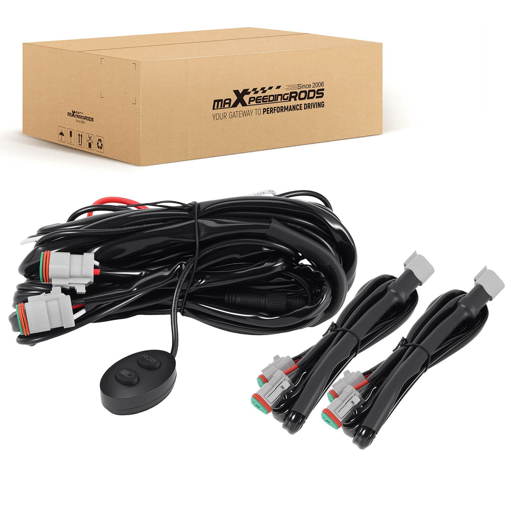Wiring Harness Switch 40A for maXpeedingrods LED RGB 3.5/5/7 14AWG 4m