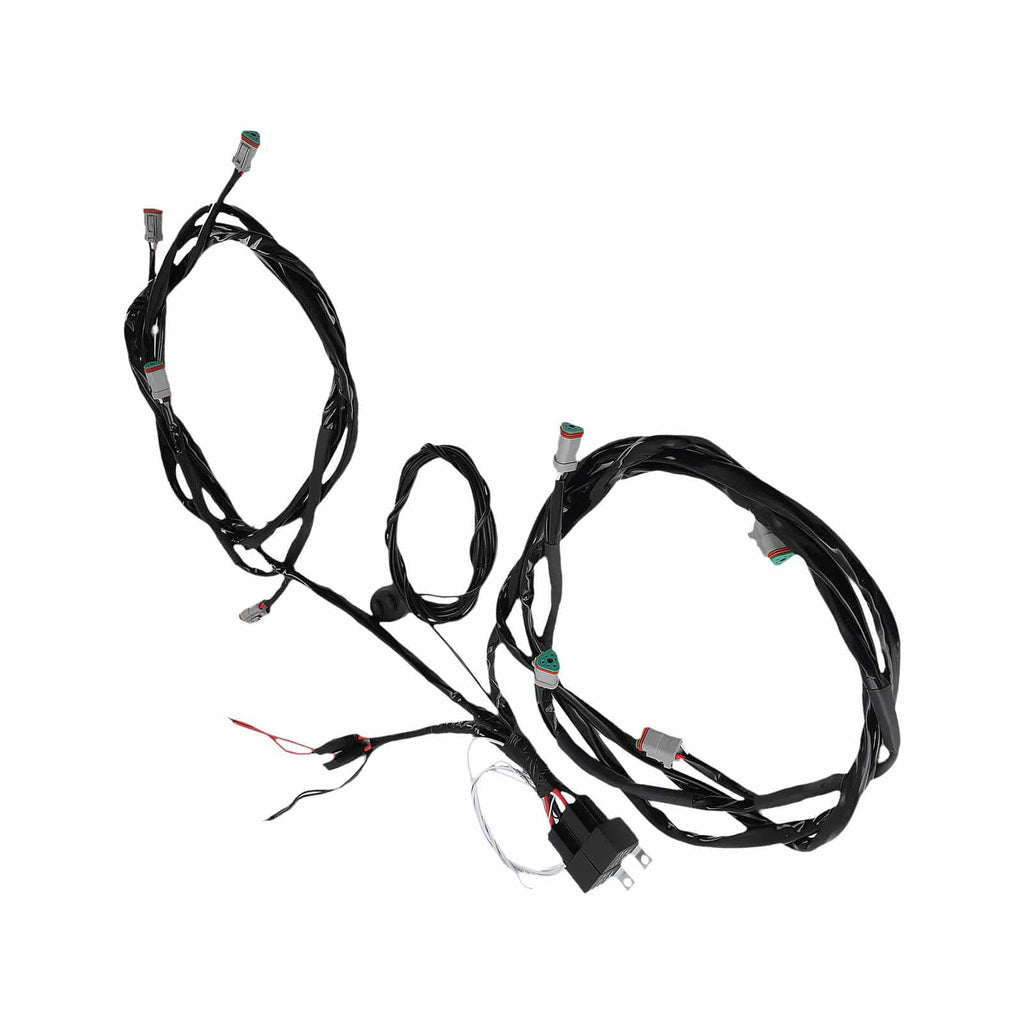 Wiring Harness Switch for maXpeedingrods RGB LED 8 Lights 30A+30A 14AWG 3.6M