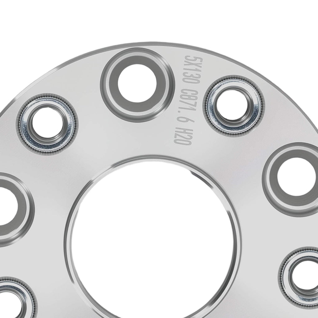 2x 20mm Spacers 5x130 71.6 geschikt voor Porsche Boxster Cayman 911 Cayenne
