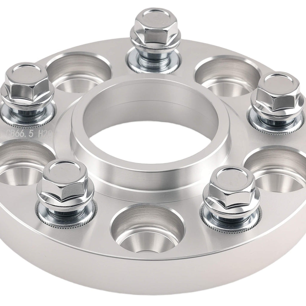 4 Stuks Spacers 20mm 5x112 geschikt voor AUDI A4 B8 66.5mm Aluminium 6061-T6 M14x1.5