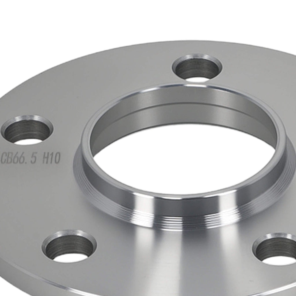 2x Spacer 10mm 5x112 M14x1.5 geschikt voor VW Amarok Transporter geschikt voor Audi Q5 66.5mm