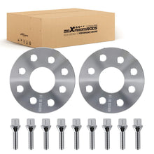 Laad de afbeelding in de galerijviewer, 2 stuks Spacers 5mm geschikt voor VW Golf Corrado Passat 4x100 4x108 M12x1.5x39mm