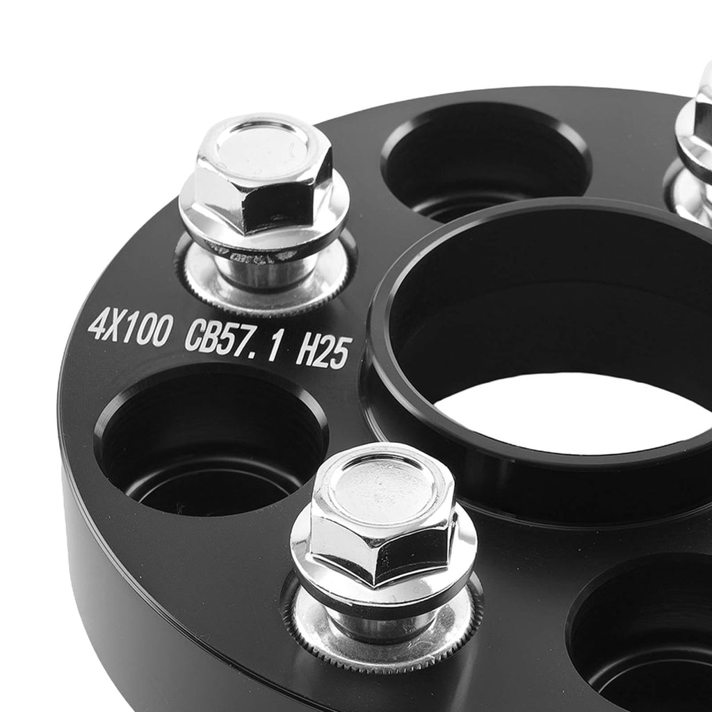2x 25mm Spacers 4x100 57.1mm geschikt voor Skoda Citigo geschikt voor VW UP geschikt voor Seat Mii Arosa