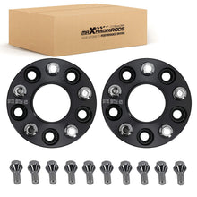 Laad de afbeelding in de galerijviewer, 25mm spacers geschikt voor BMW 1/3/5 Serie 5x120 M12x1.5 Aluminium + Bolts
