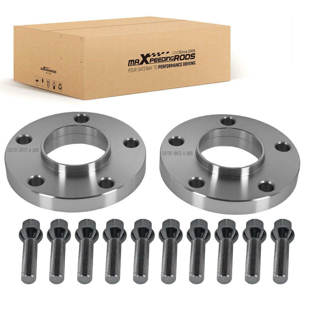 20mm Spacers geschikt voor BMW F21 F23 F31 F33 F34 F36 F26 5x120 72.6mm Kit