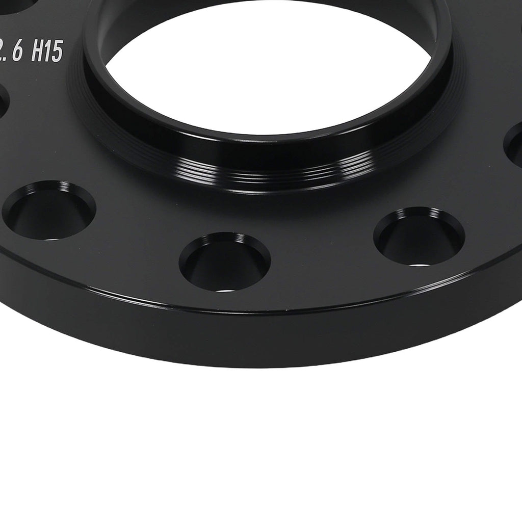2 stuks Spacers 15mm 5x120 geschikt voor BMW M3 E90 E92 E93 M12x1.5 2007 - 2014