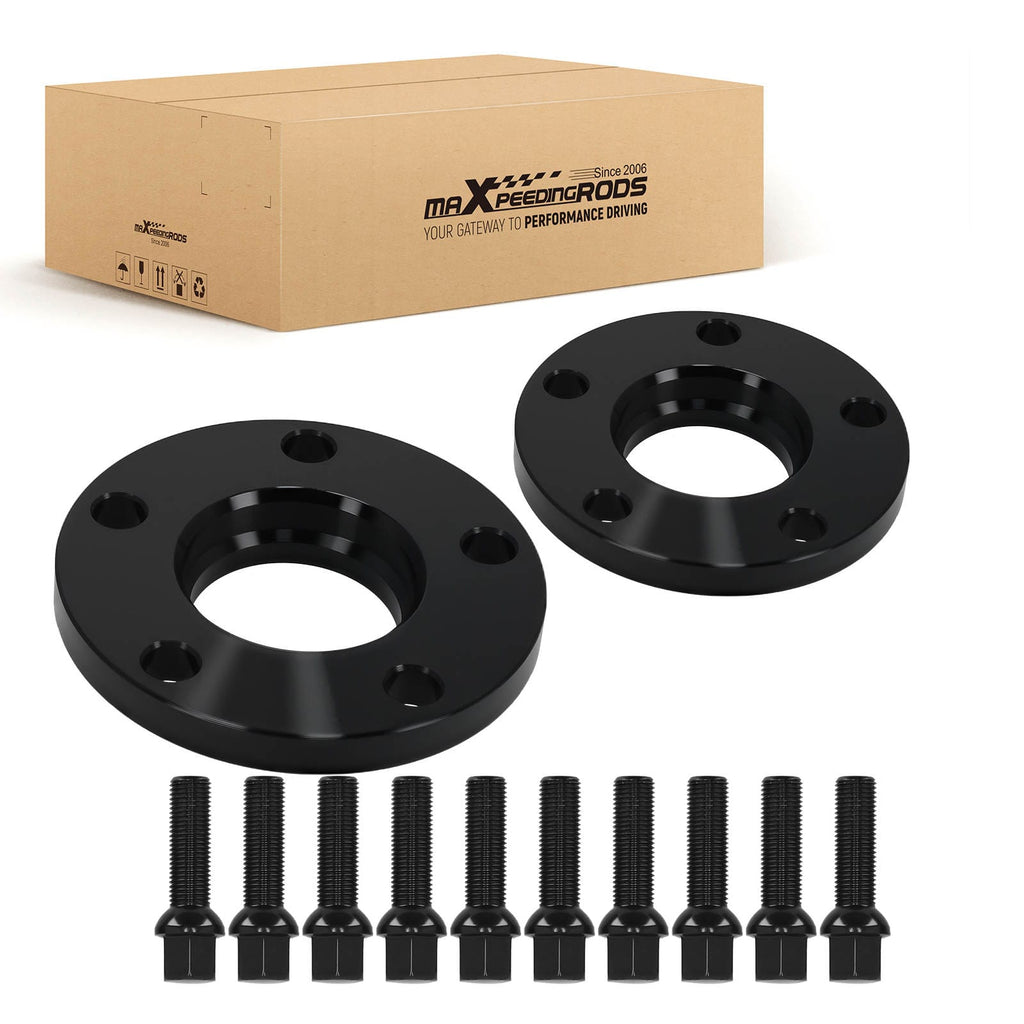 2x 15mm Spoorverbreders geschikt voor Audi A4 A5 A6 A7 Aluminium 5x112 CB66.5mm