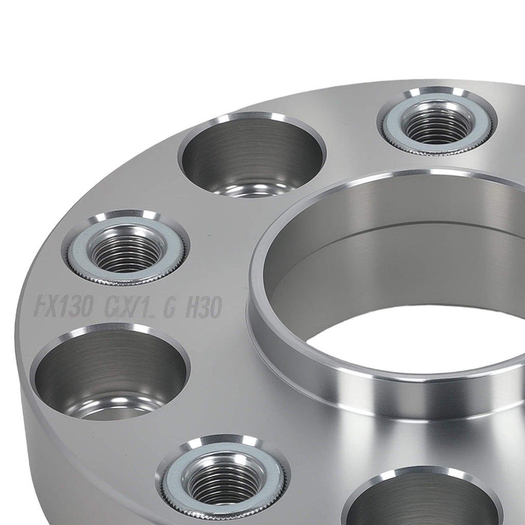 30mm spacer geschikt voor Porsche 911/Boxster/Cayman PCD 5x130 Naaf 71.6mm Aluminium