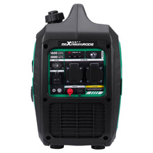 Laad de afbeelding in de galerijviewer, 2kW Aggregaat Inverter Generator 58dB – 18kg Draagbaar 2x230V &amp; 2x USB