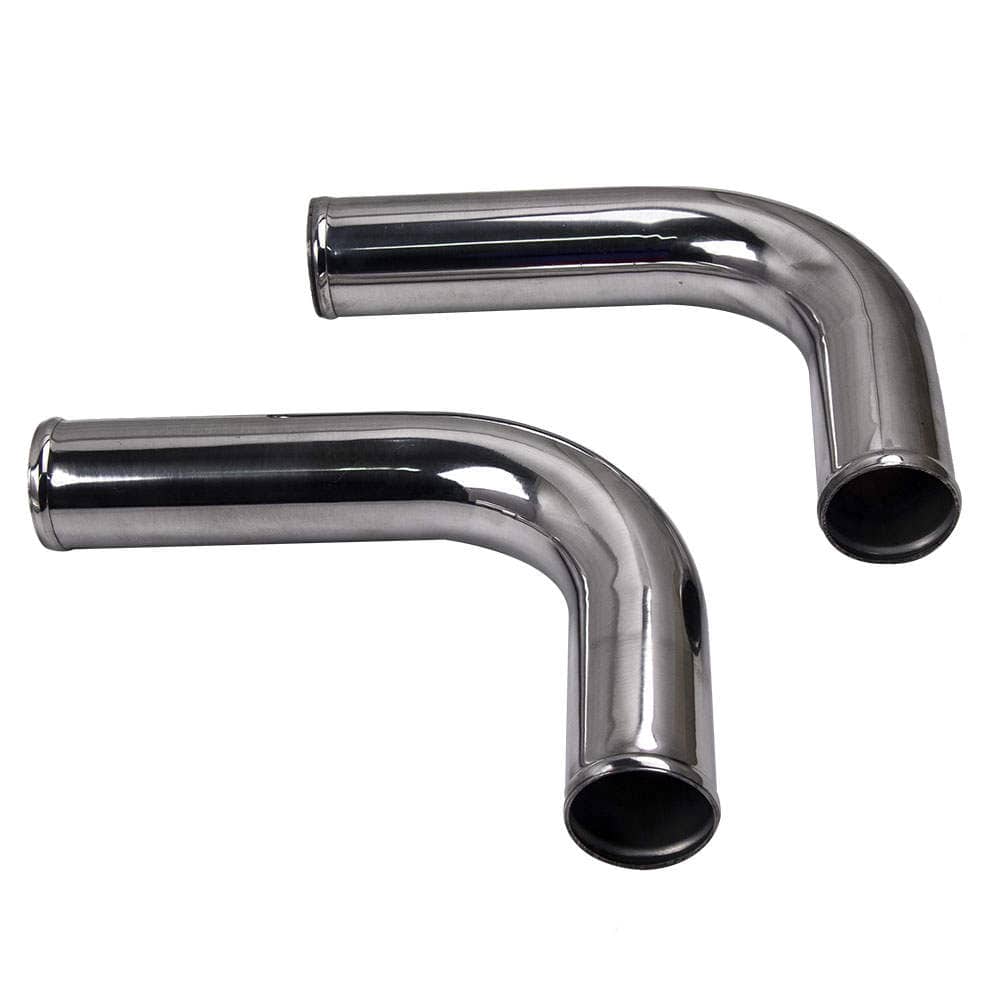 Universal Turbo Intercooler 27x7x2.52.5 Aluminium Pipe and Couplers Kit