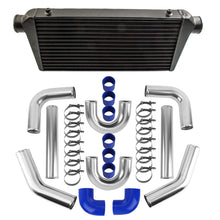Laad de afbeelding in de galerijviewer, 600x300x76mm 3 Universal Aluminium Intercooler + 2.5 64mm Intercooler Pipe Kit