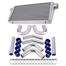 Laad de afbeelding in de galerijviewer, 600x300x76mm Intercooler + 3 76mm Intercooler Pipe Kit