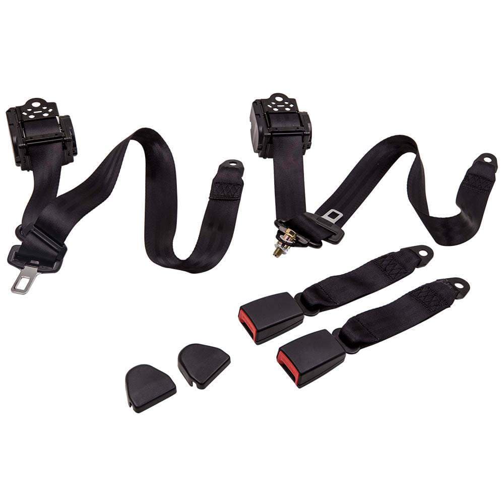3-Point Retractable Lap Seat Belt geschikt voor Jeep Wrangler YJ 1982-1995
