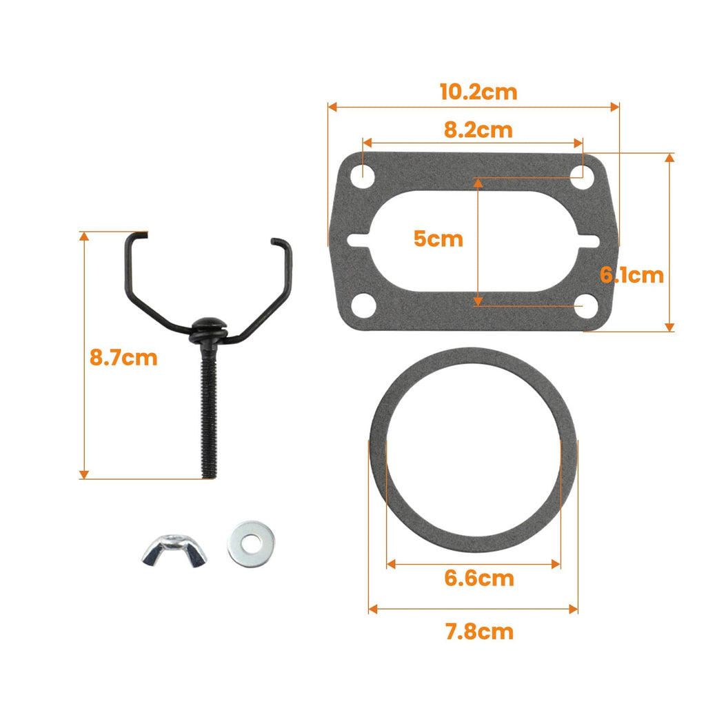 Carburetor Carby geschikt voor Dodge Chrysler 318 geschikt voor V8 5.2L 1967 - 1980 ENGINE 6CYL