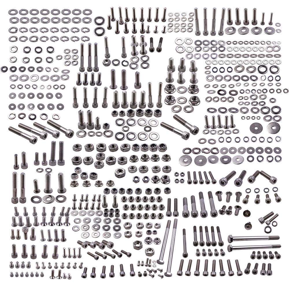 659 Piece Stainless Steel ATV Bolt Screw Kit Set Fits Yamaha YFZ350 Banshee